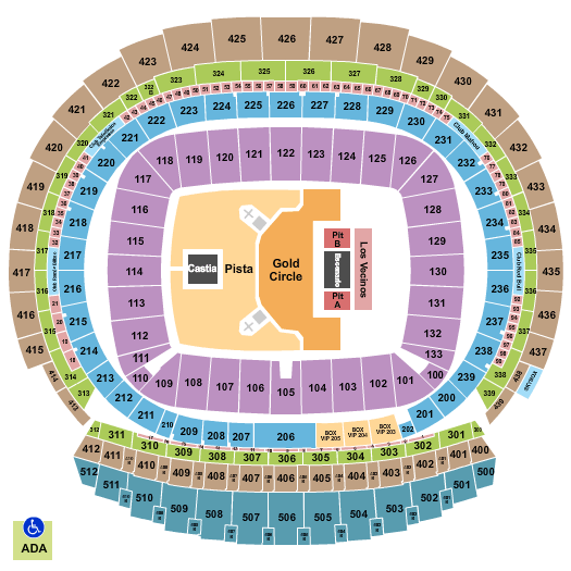 Estadio Metropolitano Bad Bunny Seating Chart